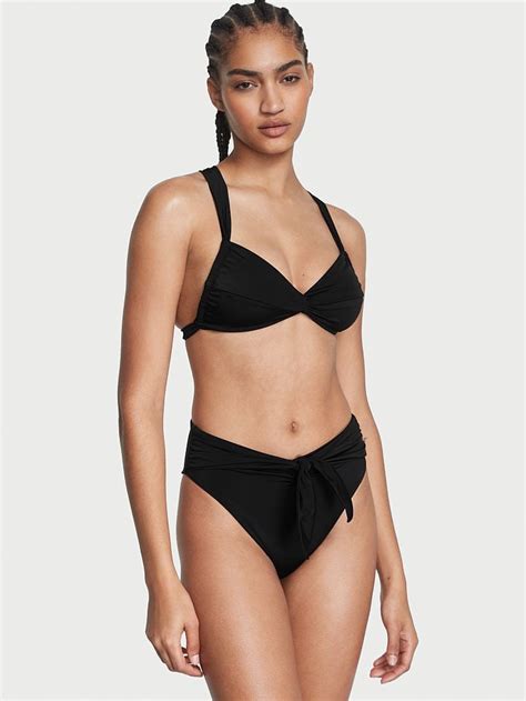 Twist Y Ksek Bel Cheeky Bikini Alt Siyah Victoria S Secret