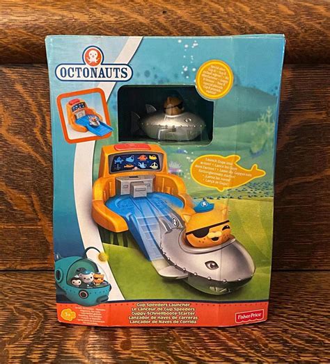 Octonauts Gup Speeders Launcher Toy 2013 Fisher Price Silver Gup B With