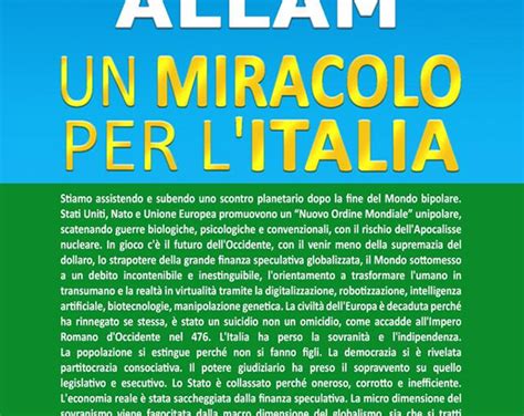 MAGDI CRISTIANO ALLAM Ecco Un Miracolo Per LItalia La Copertina