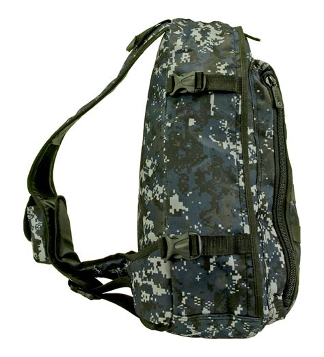 Tactical Sling Pack Blue Digital Camo