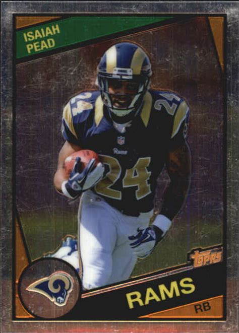 Topps Chrome Isaiah Pead Rams S Ebay