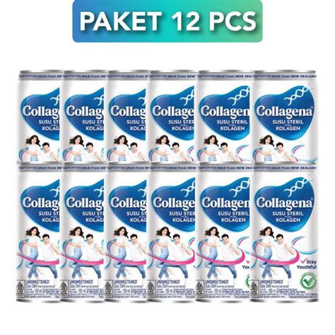 Jual Collagena Susu Steril Dengan Kolagen 189 Ml X 12 1KTN ED 2025