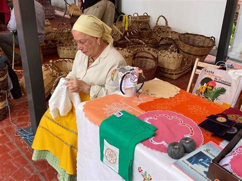 FOTOS: Muestra de artesanía canaria por las fiestas de San Lorenzo