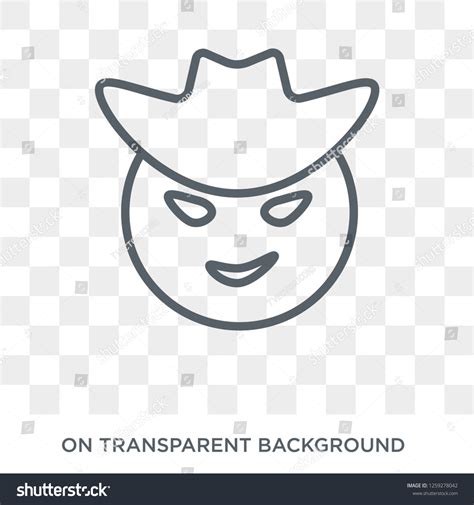 Cowboy Hat Emoji Icon Cowboy Hat Stock Vector (Royalty Free) 1259278042 ...