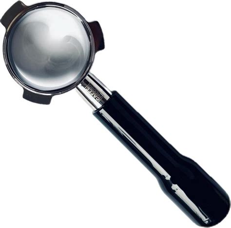 Naked Portafilter 54mm Sage Breville Solis Espressomachine RVS Bodemloze Bol