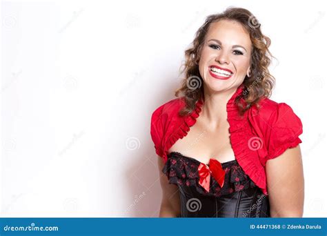 Brunette Pinup Style Stock Photo Image Of Sensual Style 44471368