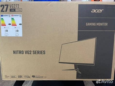 Монитор Acer Nitro VG272Sbmiipx 27 купить в Москве | Электроника | Авито