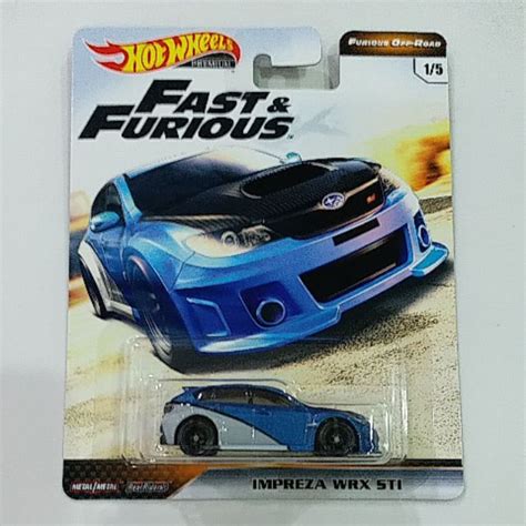 Hot Wheels Premium Fast Furious Subaru Impreza Wrx Sti Wave Brand New Shopee Malaysia