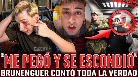 BRUNENGER REVELÓ DETALLES INEDITOS de LA PELEA con TIAGO PZK YouTube