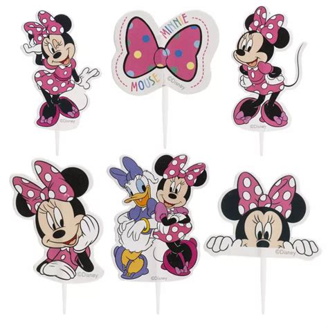 Cake toppers Minnie Mouse x30 Planète Gateau