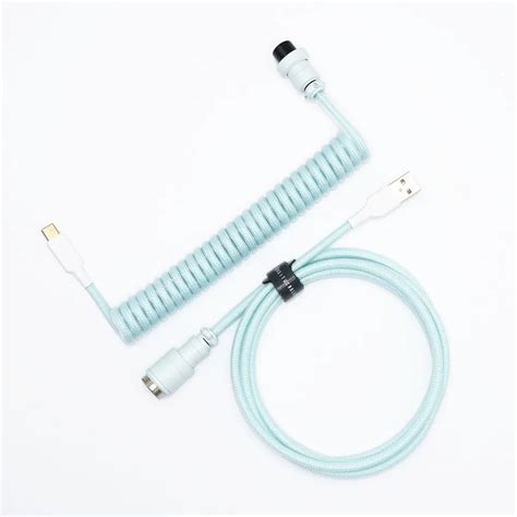 Спиральный Кабель USB Type-C с двумя рукавами для механической ...