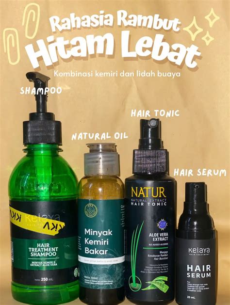 Rekomendasi Hair Care Rambut Hitam Lebat Viral Galeri Diposting Oleh