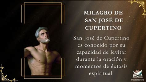 Oración a San José de Cupertino para el estudio Desdelabiblia