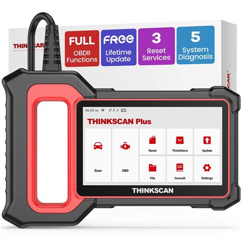 Buy THINKCAR OBD2 Scanner ThinkScan Plus S4 ABS SRS TCM ECM BCM