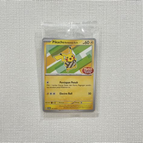 TGC POKEMON Pikachu Berkemeja Batik Indonesia édition limitée eBay