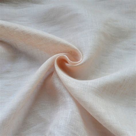 Tissu Voile De Lin Lina Nude Tissus Des Ursules