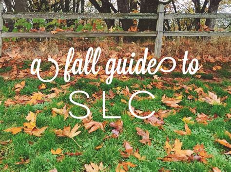 13 Things To Do In Slc Utah This Fall Slc Fall Slc Utah