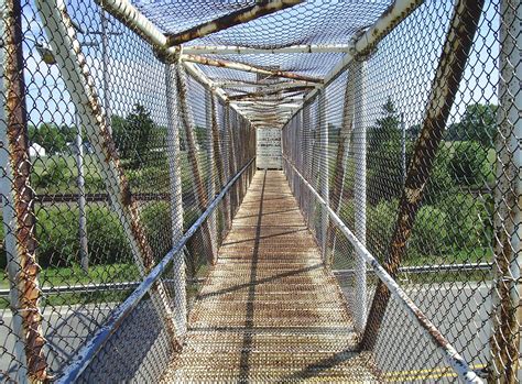 Pedestrian Overpass Pedestrian Overpass In Front Of Flint Flickr