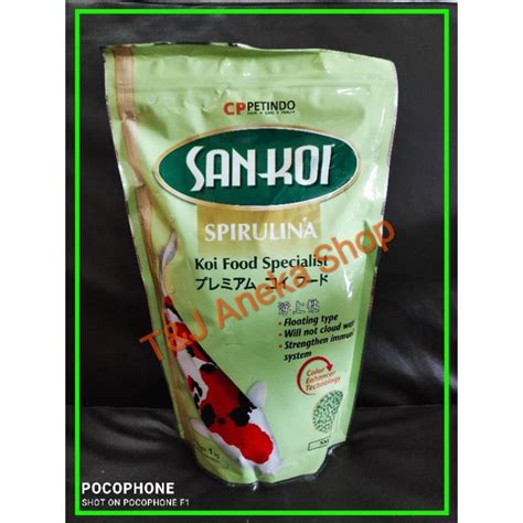 Jual Pakan Ikan Koi SanKoi San Koi Size S Dan M Uk 1 Kg Shopee Indonesia