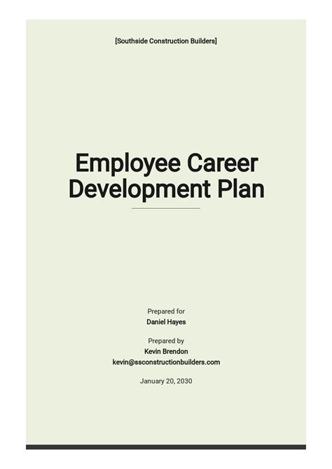 5+ FREE Career Plan Templates [Edit & Download] | Template.net