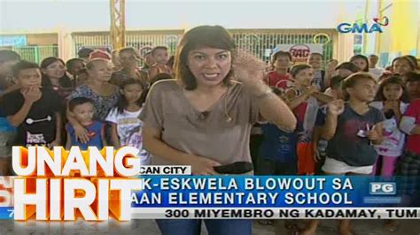 Unang Hirit Blowout Sa Kalayaan Elementary School Sa Caloocan City Uh Back To School Youtube