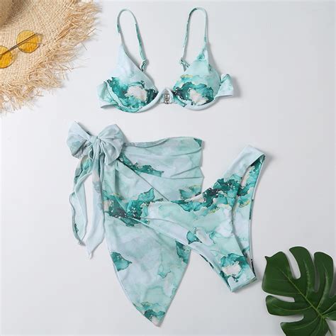 Swimsuit For Women Swimwear Bikini Swimming Attire Piece Swimsuit Sexy Fashion See In Shopee