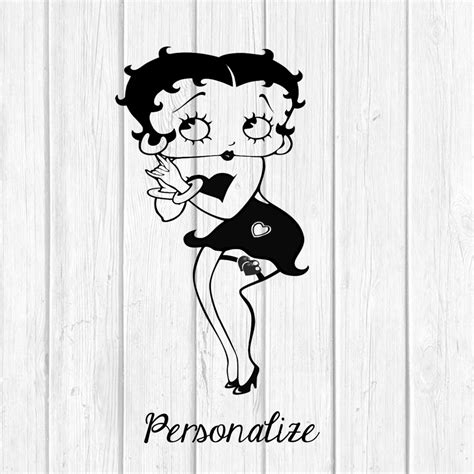 Betty Boop Vinyl Decal Custom Betty Boop Sticker Car Decals For Women