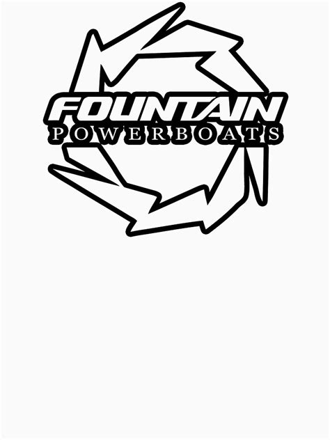 Fountain Powerboats Boat T Shirt For Sale By Shopbatak Redbubble