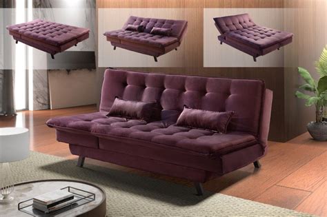 Sofá cama Gold Linho nude A MadeiraMadeira