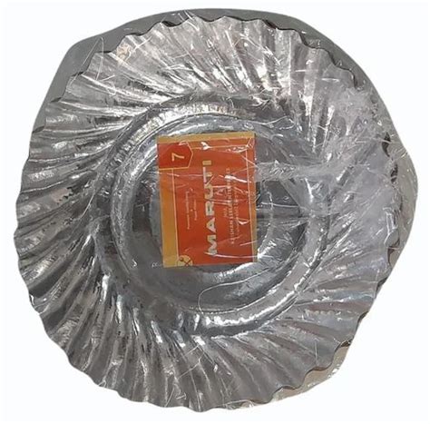 6inch Silver Disposable Paper Plate At Rs 0 19 Piece Paper Plate In