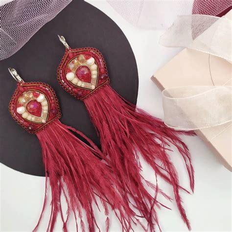 Сережки. Кульчики | Tassel necklace, Jewelry, Necklace