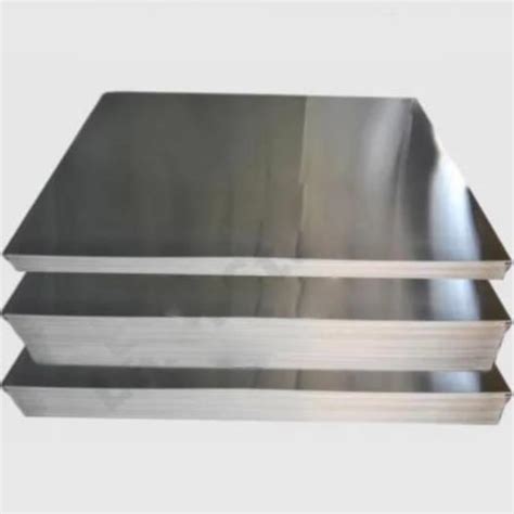 Silver Rectangular Aluminium T Sheet Thickness Mm Mm