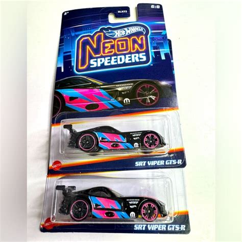 Mattel Other Hot Wheels Neon Speeders Srt Viper Gtsr Lot Of Poshmark