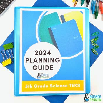 FREE 2024 5th Grade Science TEKS Planning Guide New Science TEKS