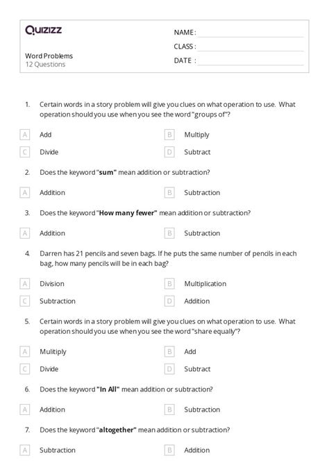 Geometry Word Problems Worksheets On Quizizz Free Printable