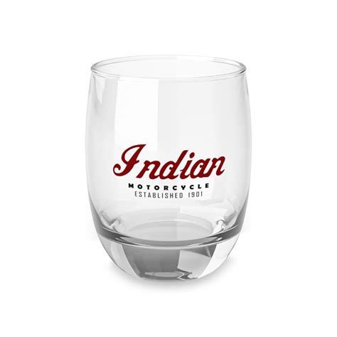 Indian Motorcycle Whiskey Glass Etsy