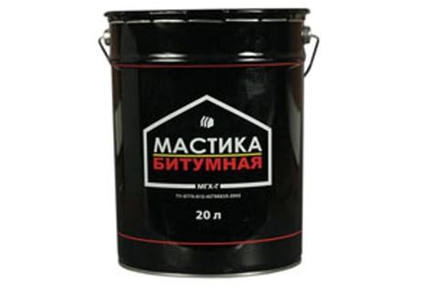 Битумная мастика для гидроизоляции фундамента