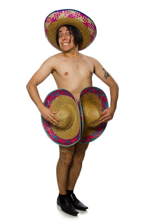 The Naked Mexican Man Isolated On White Stock Photo Image Of Cowboy Mariachi 67911796