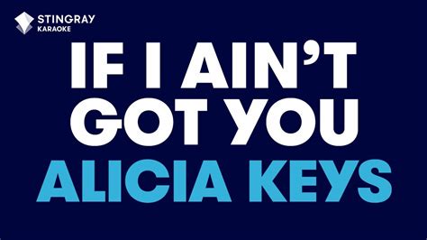 Alicia Keys If I Aint Got You Disoz
