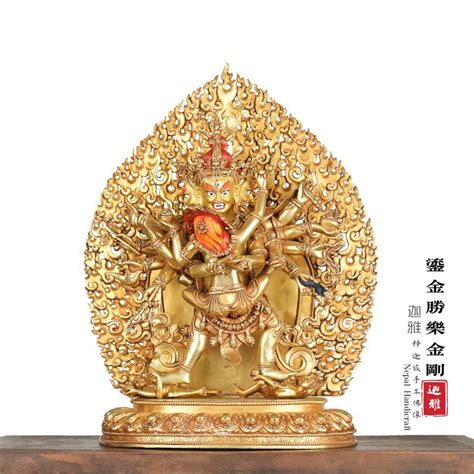 鎏金胜乐金刚 50cm胜乐金刚本尊部佛像产品尼泊尔佛像网
