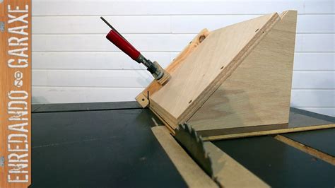 Guía para cortar a 45 grados sin inclinar el disco. Primer prototipo ...
