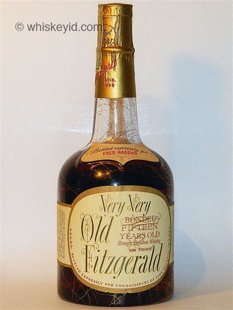 Veryveryoldfitzgerald151971front Whiskey Id Identify Vintage