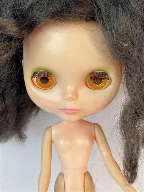 Lot RARE Vintage1972 Kenner Brunette Blythe Changing Eye Color Doll WORKS