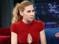 Naked Zosia Mamet In Late Night With Jimmy Fallon