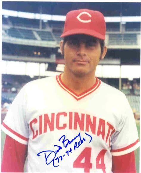 AUTOGRAPHED DICK BANEY 8x10 Cincinnati Reds Photo Main Line Autographs