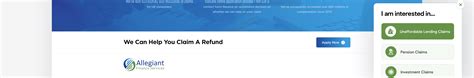 allegiant finance web design portfolio webpop design