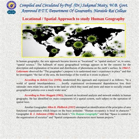 approach human geography geography notes teachmint