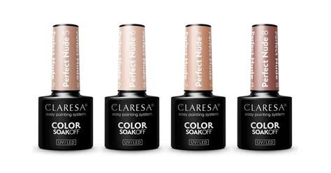 Claresa Lakier Hybrydowy Perfect Nude Zestaw SoakOff UV LED X G DARMARSKLEP Pl