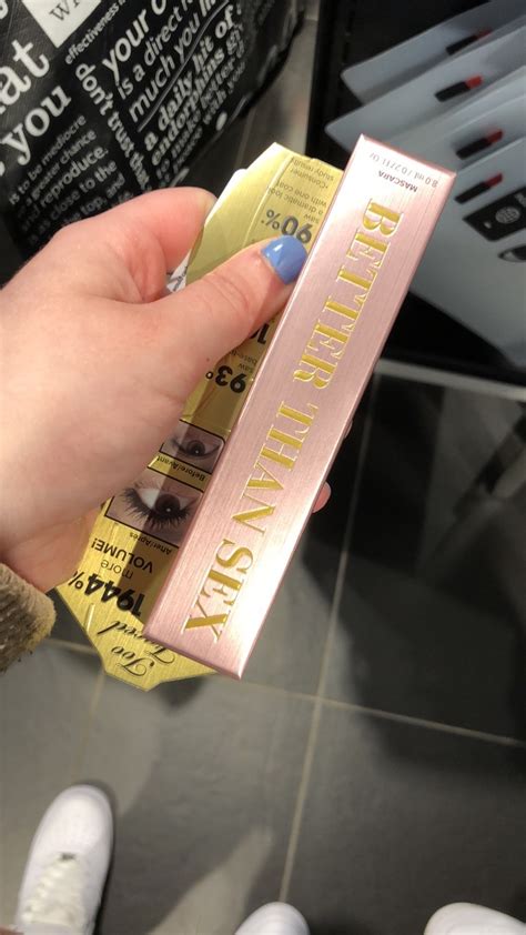 Too Faced Better Than Sex Waterproof Mascara Reviews In Mascara Prestige Chickadvisor