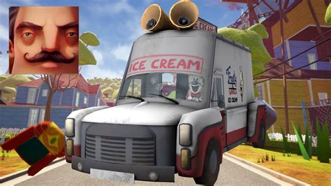 Hello Neighbor New Neighbor Ice Scream 4 Rod S Van Act 2 Trampoline Gameplay Walkthrough Youtube